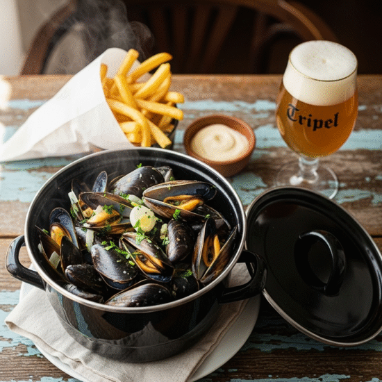 Mejillones al Estilo Belga
