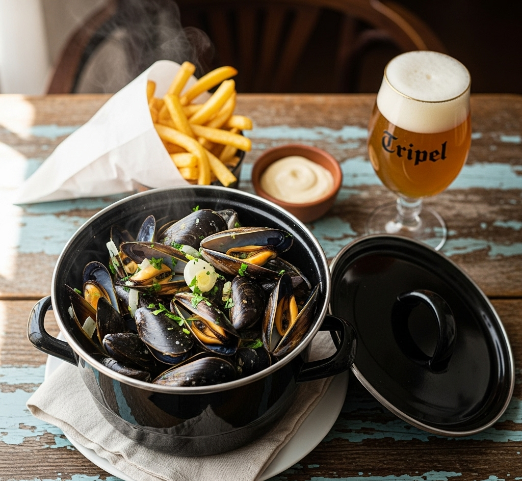 Mejillones al Estilo Belga