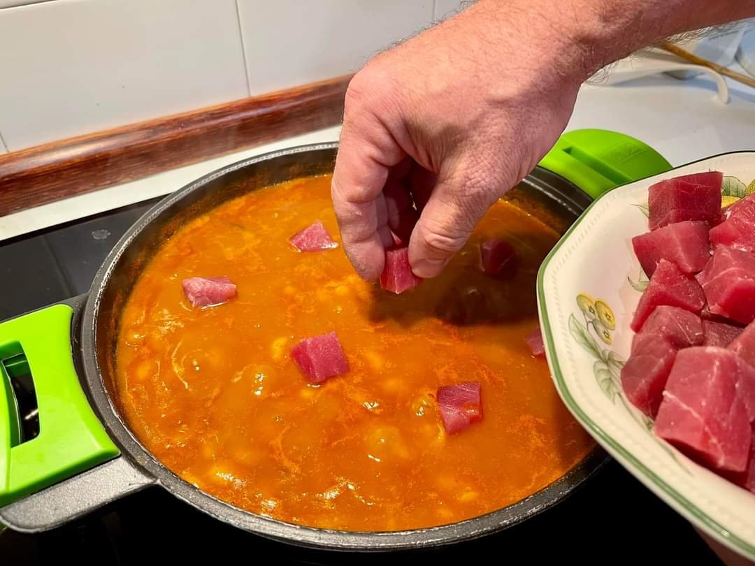 Alubias con atUn Alubias con atún