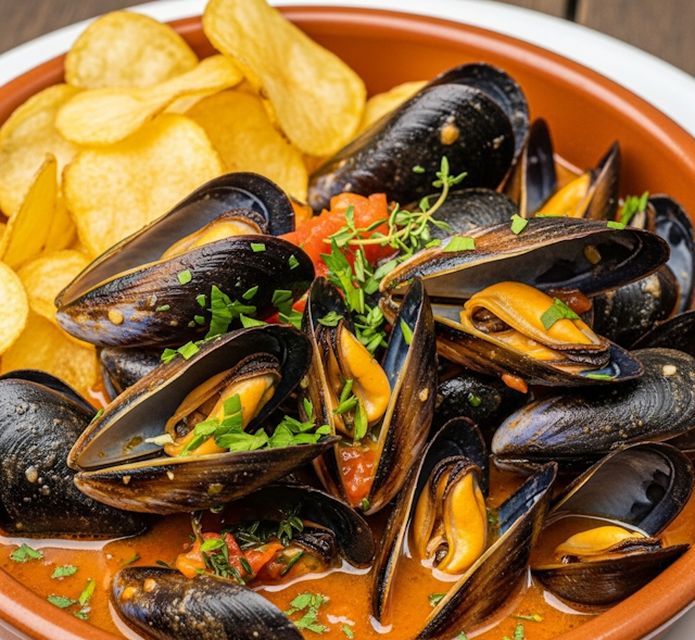 Mejillones a la Provenzal