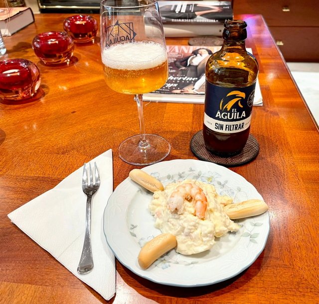 Ensaladilla Rusa con cerveza