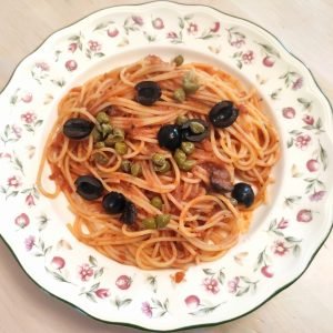 Espaguetis Puttanesca