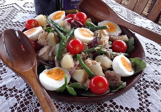 Ensalada Nicoise con Atún