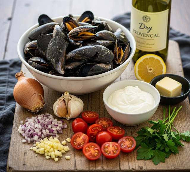 Recetas de Mejillones a la Provenzal