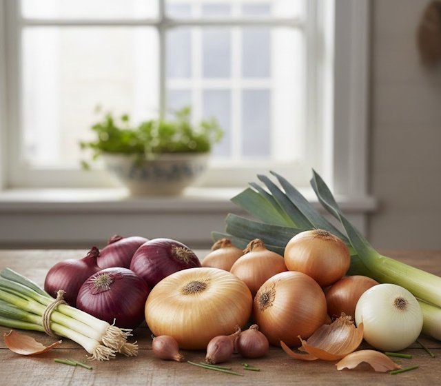Tipos de Cebollas y sus Usos