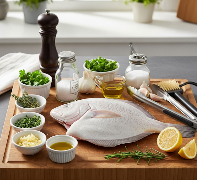 Receta de Rodaballo a la Parrilla