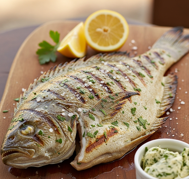 Receta de Rodaballo a la Parrilla