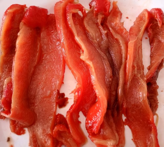 Pimientos Asado en Tiras