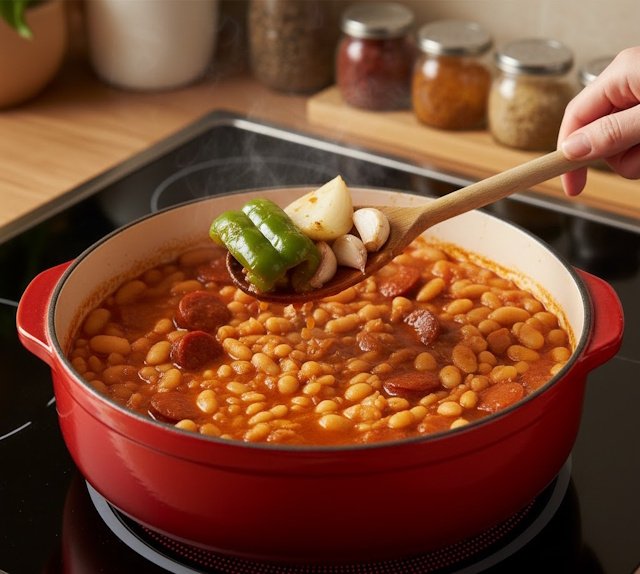 Receta de Alubias a la Riojana