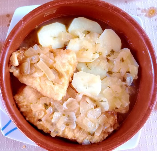 Merluza a la Sidra