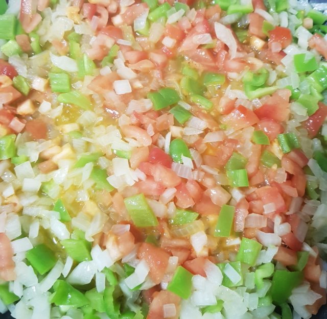 Sofritos de Cebollas y Pimientos