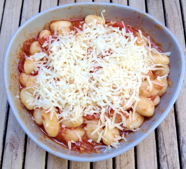 Ñoquis con salsa de Tomate