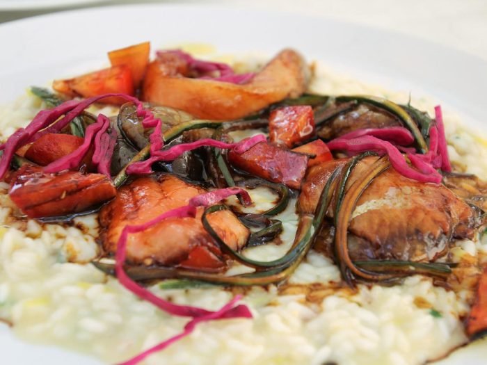 Risotto de Salmón Fresco