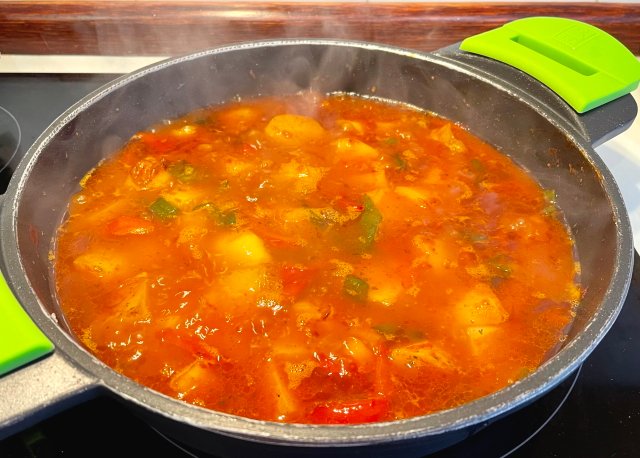 Patatas y Pimientos