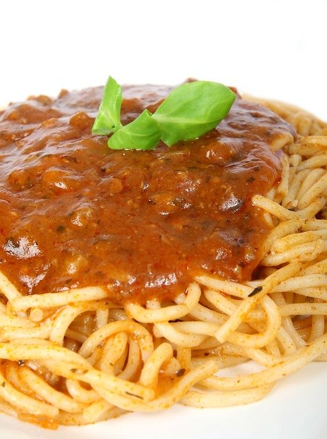 Espaguetis con Salsa de Tomate