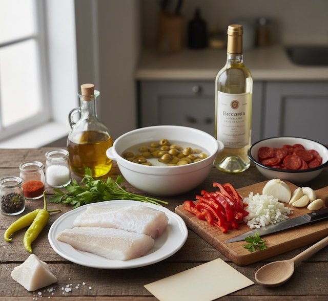 receta de Bacalao a la Riojana