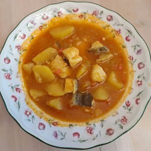 Guiso de Patatas con Bacalao