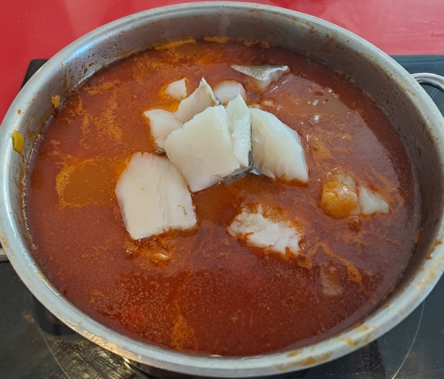 Patatas Guisadas con Bacalao