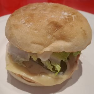 Hamburguesa de Salmón