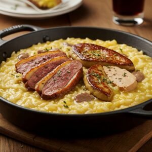 Falso Risotto de Pato y Foie