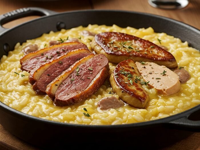 Falso Risotto de Pato y Foie