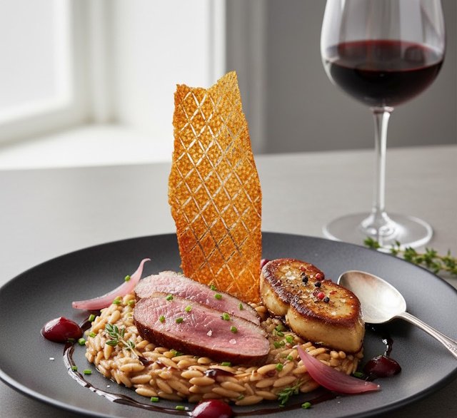 falso-risotto-gemini6_640 Falso Risotto con el Crujiente de Piel de Pato