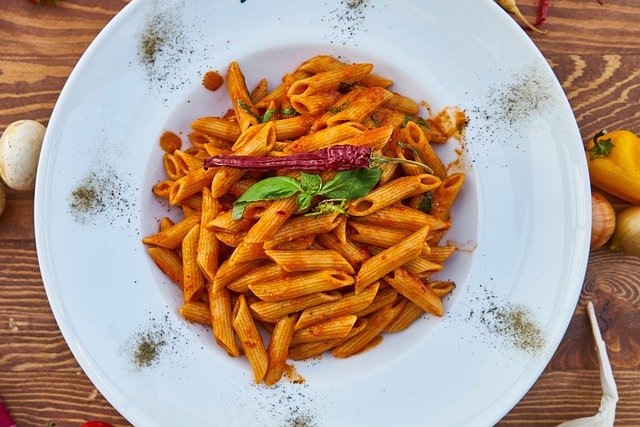 Penne Arrabiata, una de las 13 Salsa Italianas para Pasta