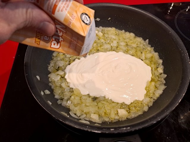 Tallarines con Salmón