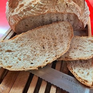 Hogaza de Pan Integral con Masa Madre