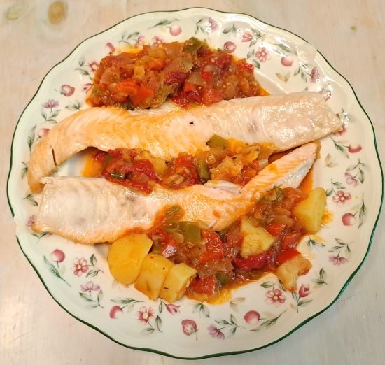 Salmón Ajoarriero