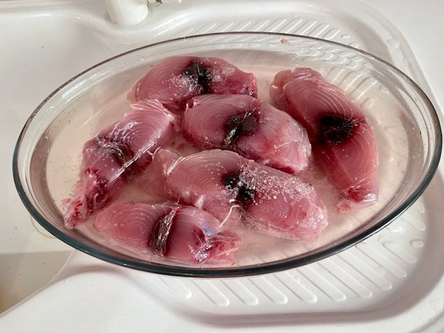 Bonito en agua