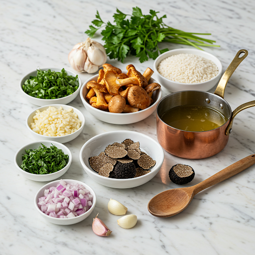 Risotto de Setas y Trufa Negra