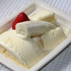 Helado de Plátano con Yogur y Virutas de Chocolate