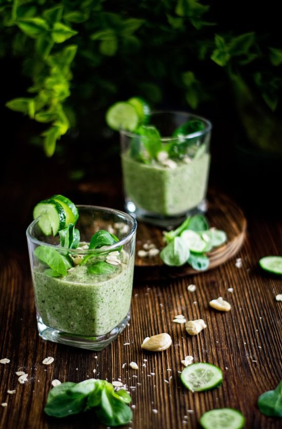Smoothie de Yogur y Espinacas