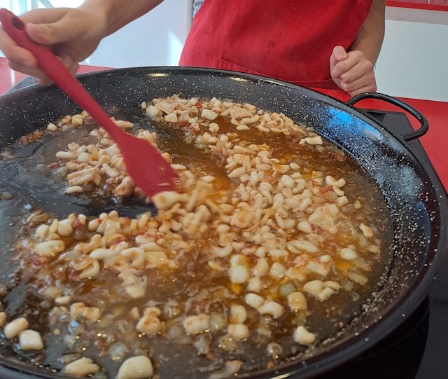 Paella Calamares