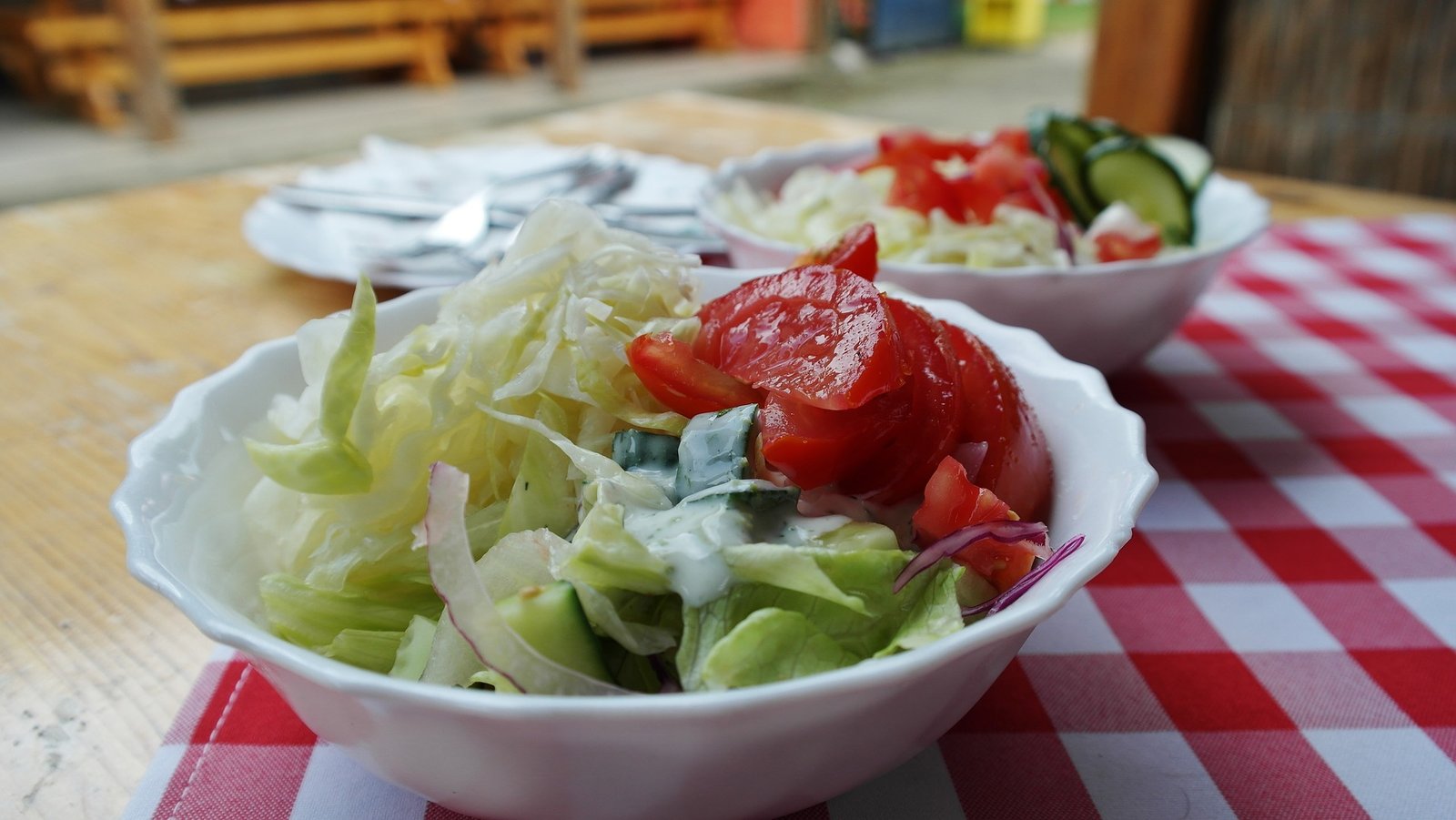 Ensalada con Vinagreta de Yogur