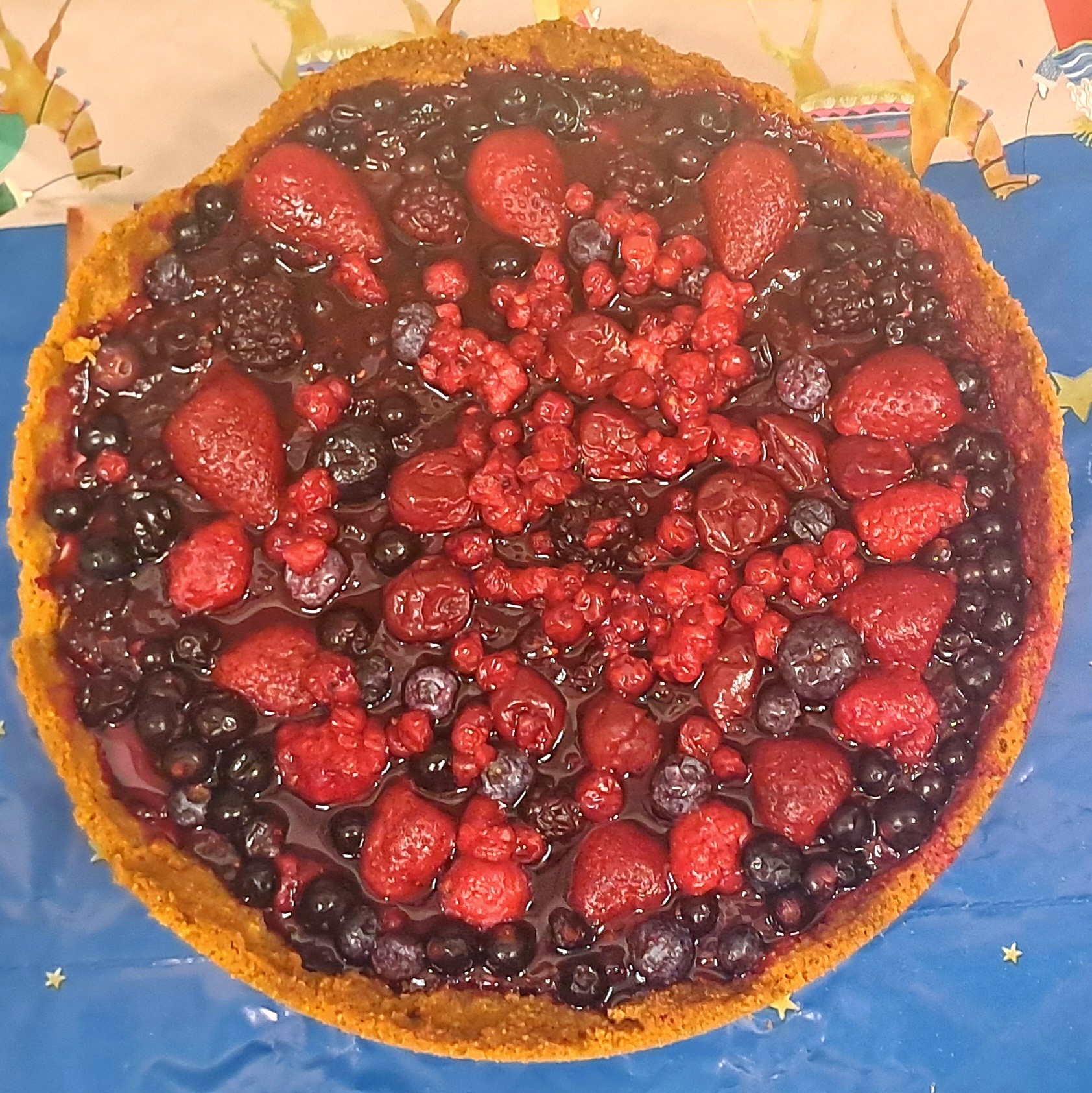 Cheesecake de Frutas del Bosque (Tarta de Queso)
