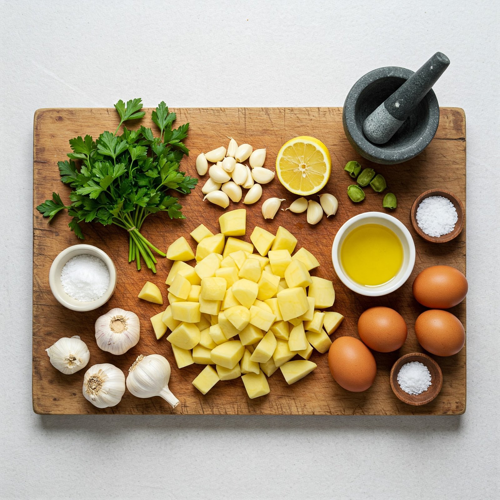 Patatas alioli