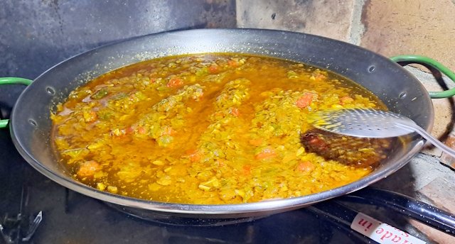 Arroz con Bacalao y Gambas