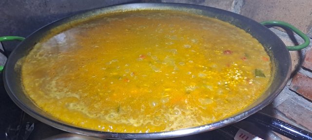 Arroz con Bacalao y Gambas