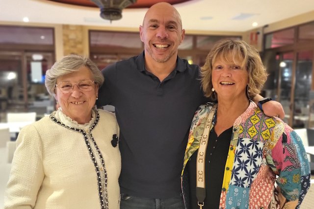 María, Xavi y Choni