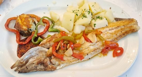 Lubina a la Bilbaína