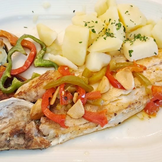 Lubina a la Bilbaína