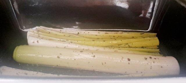 Puerros en el Horno