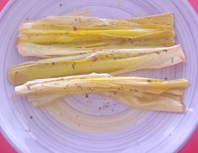 Puerro al Horno
