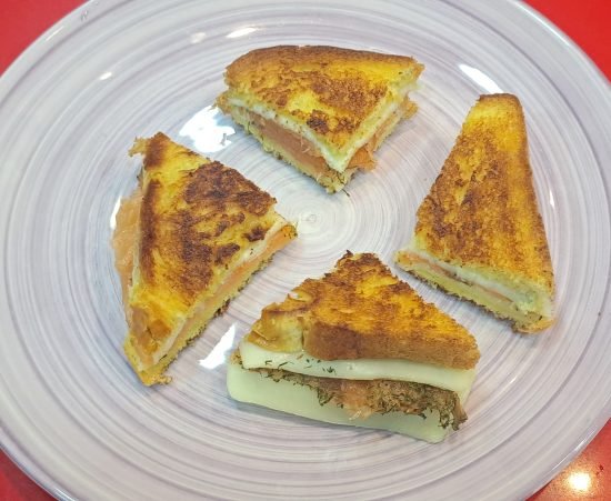 Sándwich Salmón