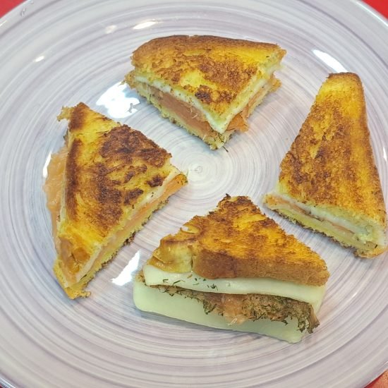 Sándwich Salmón