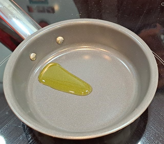 Sartén con aceite