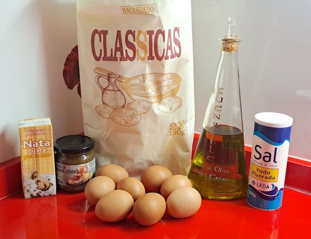 Tortilla de patatas chips