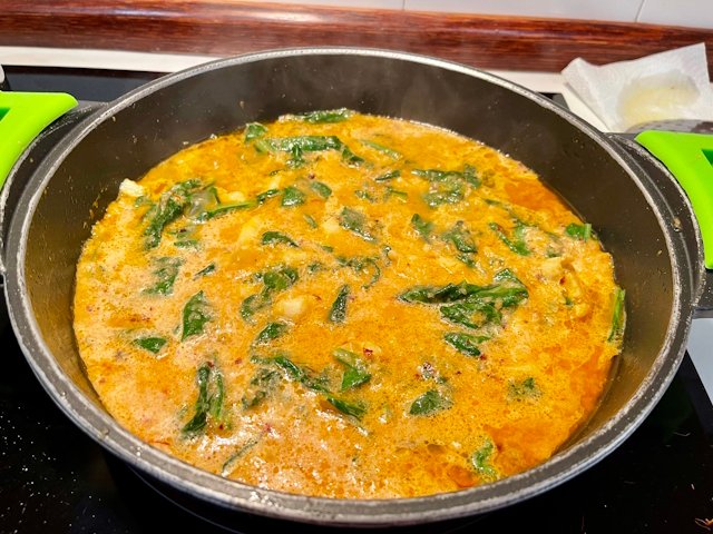 Alubias con Acelgas y Bacalao